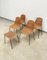 Mid-Century Wicker Chairs & Ottoman by Gian Carlo Leglers, 1950s, Set of 4 11