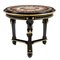 19th Century Italian Grand Tour Micromosaic & Black Marble Table, 1870s, Image 2