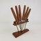 Mid-Century Teak Fruit Knife Set from Rostfrei Solingen, 1960s, Image 2