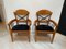 Neoclassical Style Cherry Wood and Ebony Armchairs, Austria, 1900s, Set of 2 2
