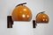 Mid-Century Wall Lamps, 1970s, Set of 2, Image 3