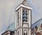 Iglesia de Saint-Nicolas Du Chardonnet en París, Lucien Génin, años 30, Gouache sobre papel, Imagen 4