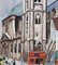 Chiesa di Saint-Nicolas Du Chardonnet a Parigi, Lucien Génin, anni '30, guazzo su carta, Immagine 9