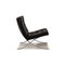 Barcelona Black Leather Armchair by Ludwig Mies Van Der Rohe for Knoll Inc. / Knoll International, Image 9
