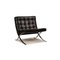 Barcelona Black Leather Armchair by Ludwig Mies Van Der Rohe for Knoll Inc. / Knoll International 1