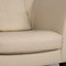 Cream Leather Armchair from Machalke 3