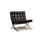 Barcelona Black Leather Armchair by Ludwig Mies Van Der Rohe for Knoll Inc. / Knoll International, Image 1