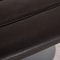 Brown Leather Stool by de Sede 3