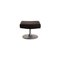 Brown Leather Stool by de Sede 6