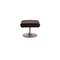 Brown Leather Stool by de Sede 5