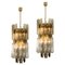 Chandeliers by Carlo Nason for Mazzega, 1970s, Set of 2 1