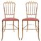 Italian Massive Brass Chairs from Chiavari, Set of 2, Image 2