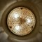 Lampada da parete a incasso in ottone e vetro di Murano soffiato di Hillebrand, Austria, Immagine 8