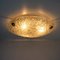 Brass and Blown Murano Glass Wall Light or Flush Mount, 1960s 17