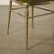 Brass and Foam Fabric Chairs, Italy, 1950s, Set of 2, Image 8
