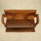 Walnut Stained Magazine Rack with Ash Veneer, Italy, 1950s 5