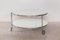 Zanotta Round Coffee Table with Castor-Mounted Wheels 3