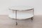 Zanotta Round Coffee Table with Castor-Mounted Wheels, Image 2