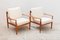 Lounge Chairs by Grete Jalk for France & Son, 1960s, Set of 2 3