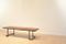 Modernist Mahogany Lamello & Metal Bench, 1950s, Image 1