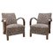 Bentwood Armchairs by Jindřich Halabala for UP Závody, 1950s, Set of 2, Image 1