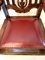 Large Antique Victorian Quality Carved Oak Armchair 4