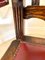 Butaca victoriana antigua grande de roble tallado, Imagen 3