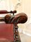 Großer antiker viktorianischer Armlehnstuhl aus geschnitzter Eiche 6