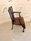 Antique Victorian Carved Mahogany Desk Chair 12