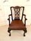 Antique Victorian Carved Mahogany Desk Chair 15