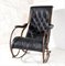 19th Century Iron Frame Leather Sling Rocking Chair by R W Winfield, England 8