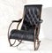 19th Century Iron Frame Leather Sling Rocking Chair by R W Winfield, England, Image 8