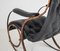 19th Century Iron Frame Leather Sling Rocking Chair by R W Winfield, England 2