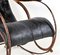 19th Century Iron Frame Leather Sling Rocking Chair by R W Winfield, England 15