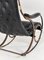 19th Century Iron Frame Leather Sling Rocking Chair by R W Winfield, England, Image 6