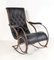 19th Century Iron Frame Leather Sling Rocking Chair by R W Winfield, England 1