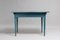 Blue 19th Century Swedish Gustavian Country Table or Desk 4