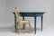Blue 19th Century Swedish Gustavian Country Table or Desk, Image 2