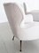 Italienische Sessel mit weißem Samtbezug im Gigi Radice Stil, 1950er, 2er Set 18