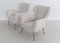 Italienische Sessel mit weißem Samtbezug im Gigi Radice Stil, 1950er, 2er Set 7