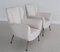 Fauteuils en Velours Blanc Style Gigi Radice, Italie, 1950s, Set de 2 14