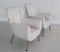 Italienische Sessel mit weißem Samtbezug im Gigi Radice Stil, 1950er, 2er Set 14