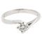 AIG 0.40 Carat Diamond Engagement Ring in 18K White Gold, Image 1