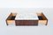 Scandinavian Rosewood and Marble Coffee Table, Denmark, 1960s, Image 4