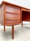 Danish Vintage Teak Writing Desk by Svend Å. Madsen for Falster, 1960s 5