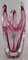 Vintage Pink Colored Crystal Glass Vase from Val Saint Lambert, 1970s, Image 3