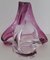 Vintage Purple Tinted Crystal Glass Vase from the House of Val Saint Lambert, 1970s 4