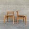 Niederländische Mid-Century Stühle aus Pinienholz & Binse, 2er Set 13