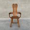 Mid-Century Brutalist Belgian Oak Chair from De Puydt 10