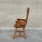Mid-Century Brutalist Belgian Oak Chair from De Puydt 8